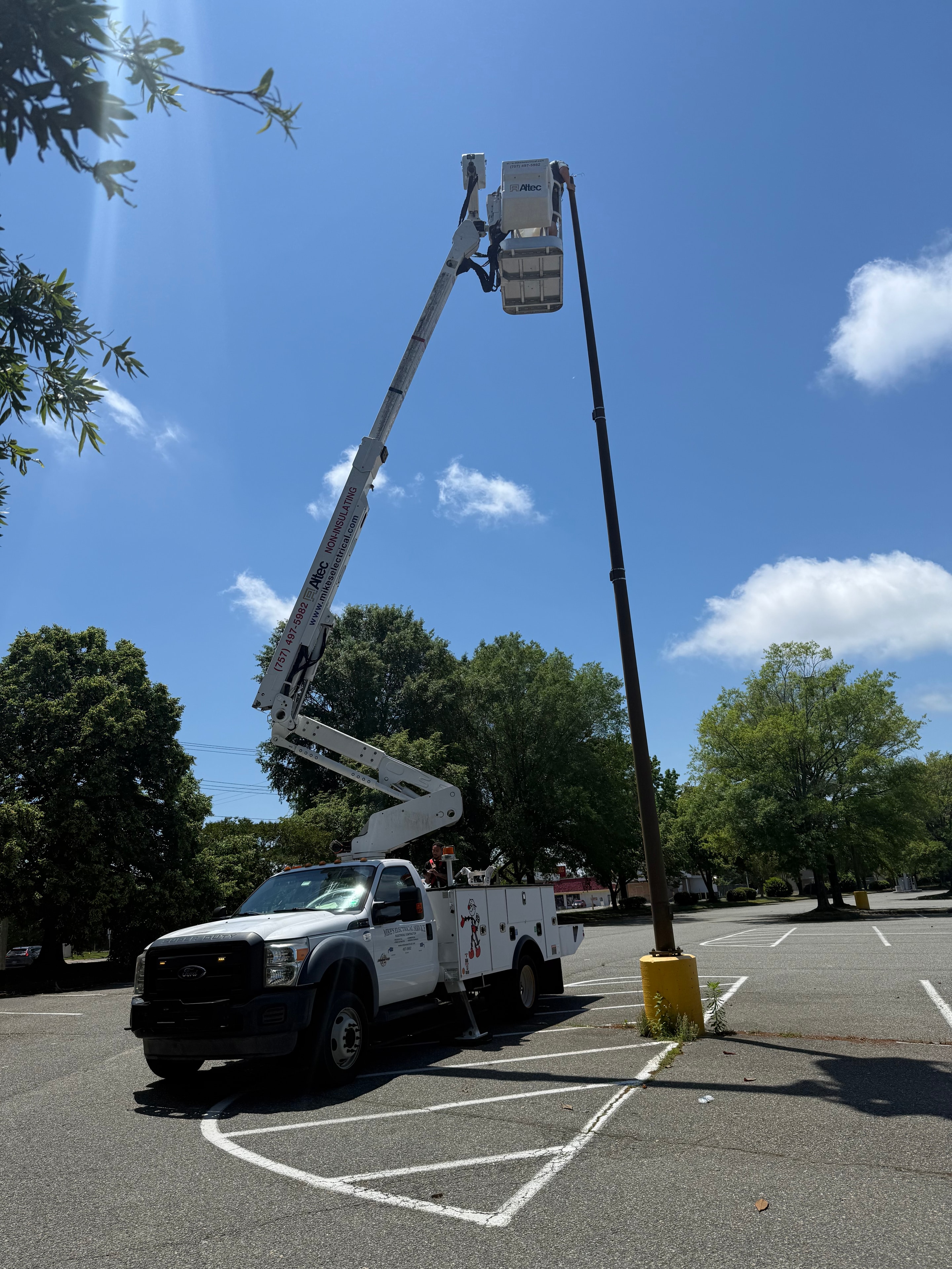 Outdoor electrical installation — Hampton Roads